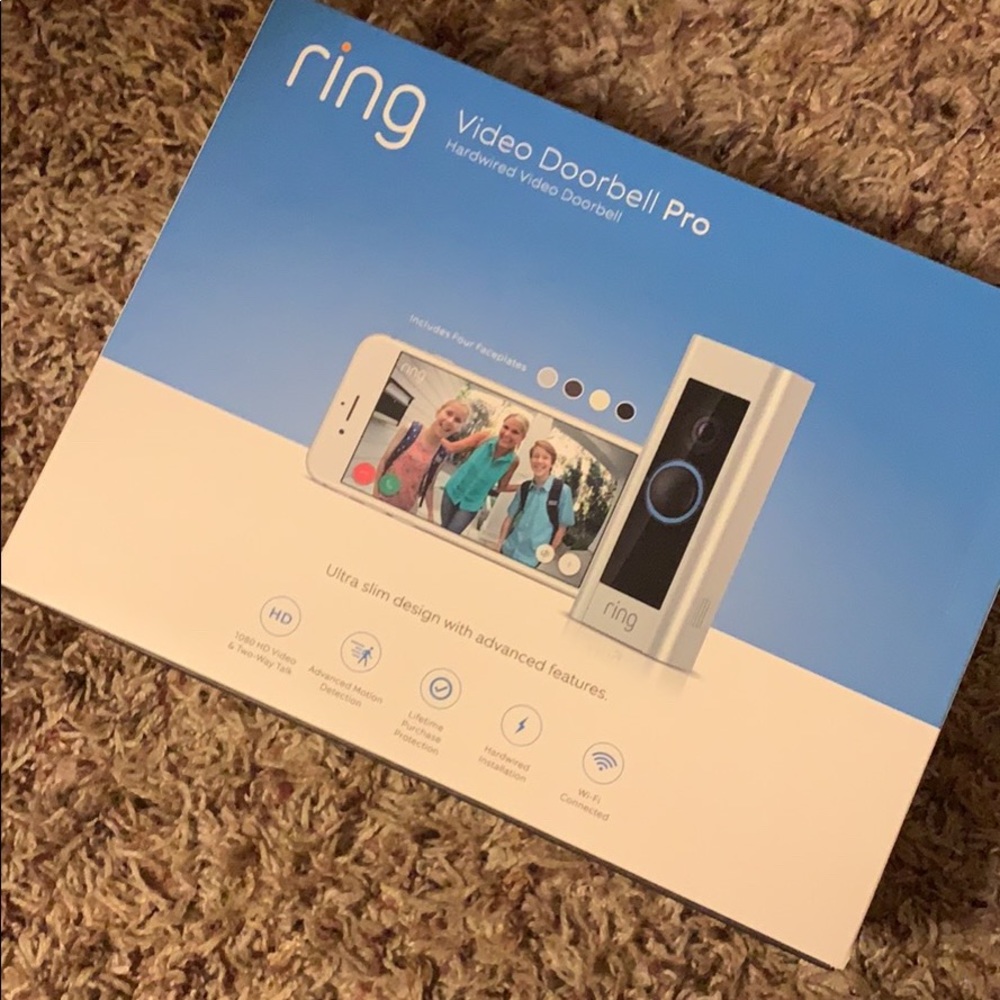 NEW IN BOX RING PRO DOORBELL